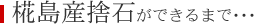 椛島産捨石ができるまで･･･